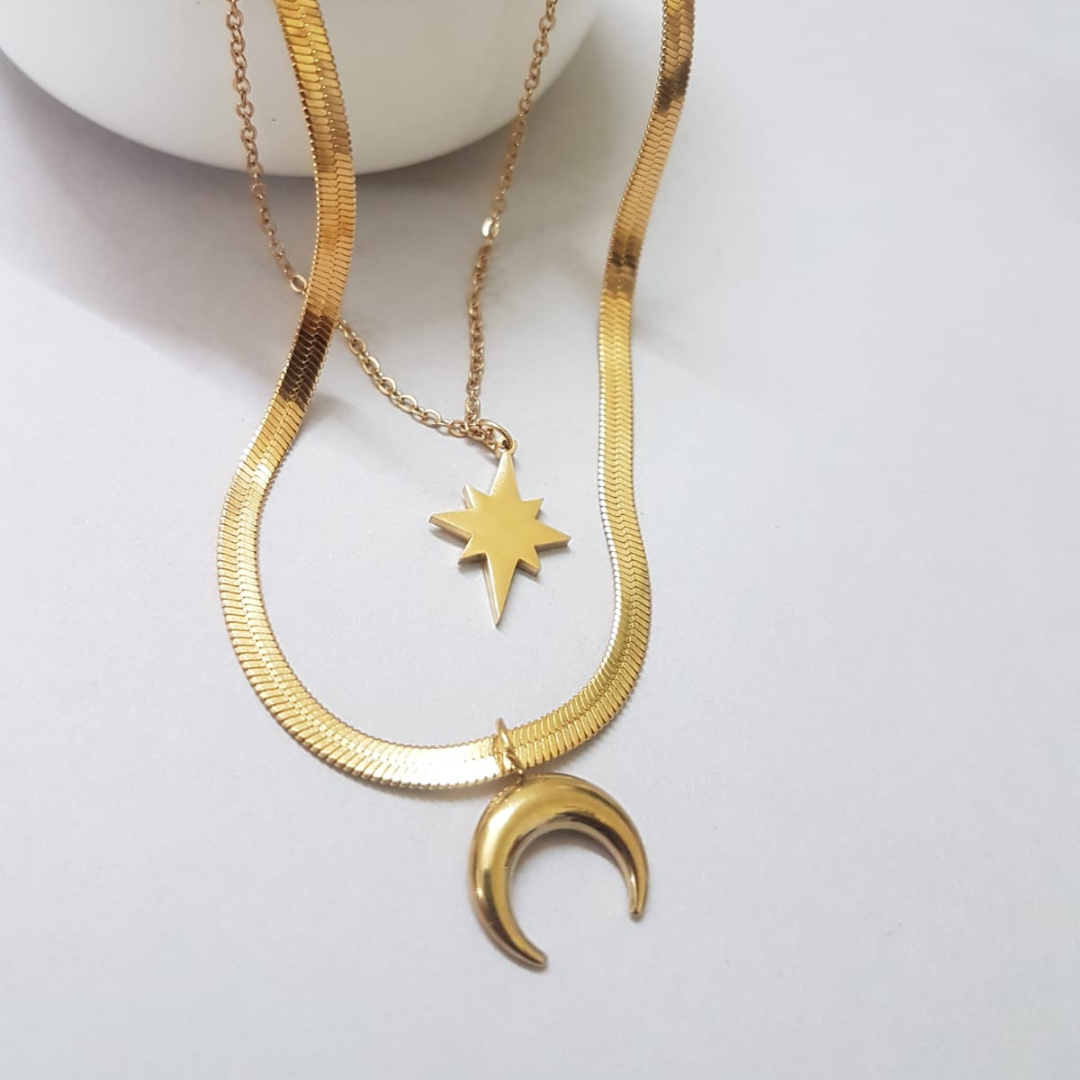 Galaxy Layer Snake Chain
