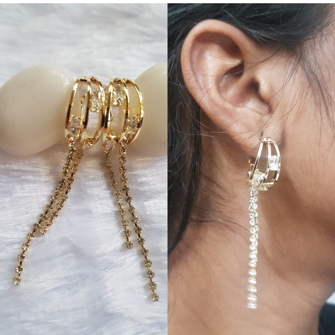 Dream Girl Hoop Tassels