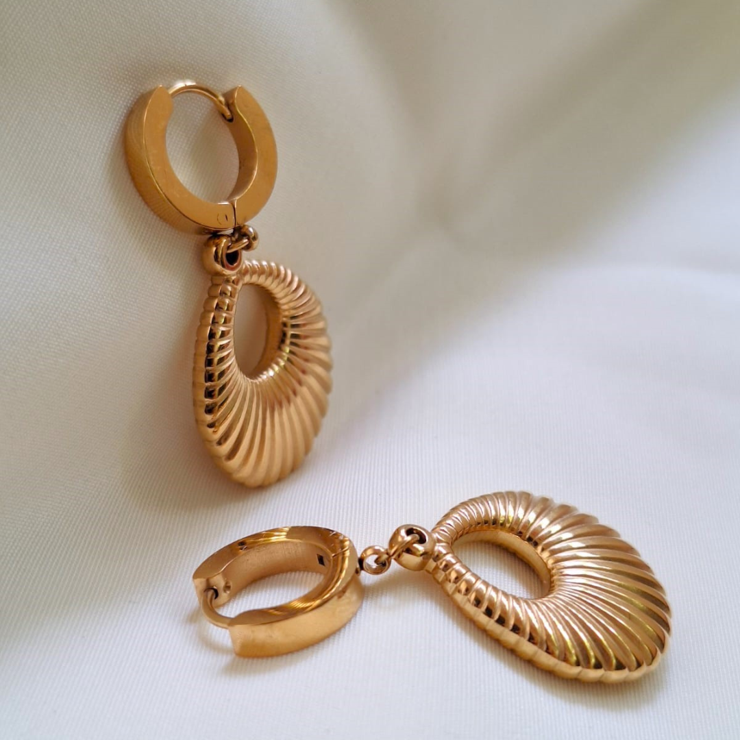 Fringe Hoop Earrings