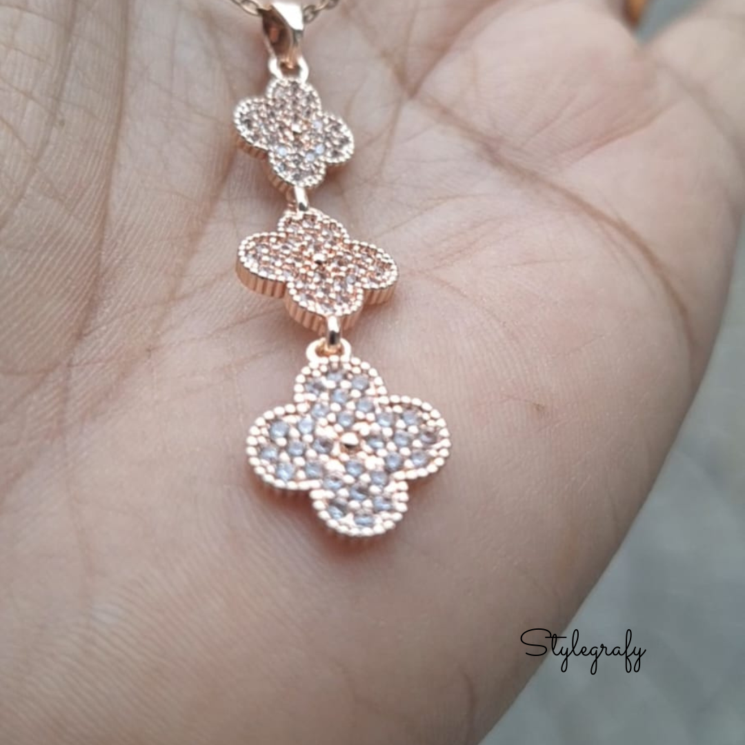Three Clovers Necklace