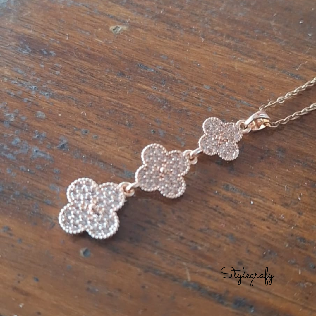 Three Clovers Necklace