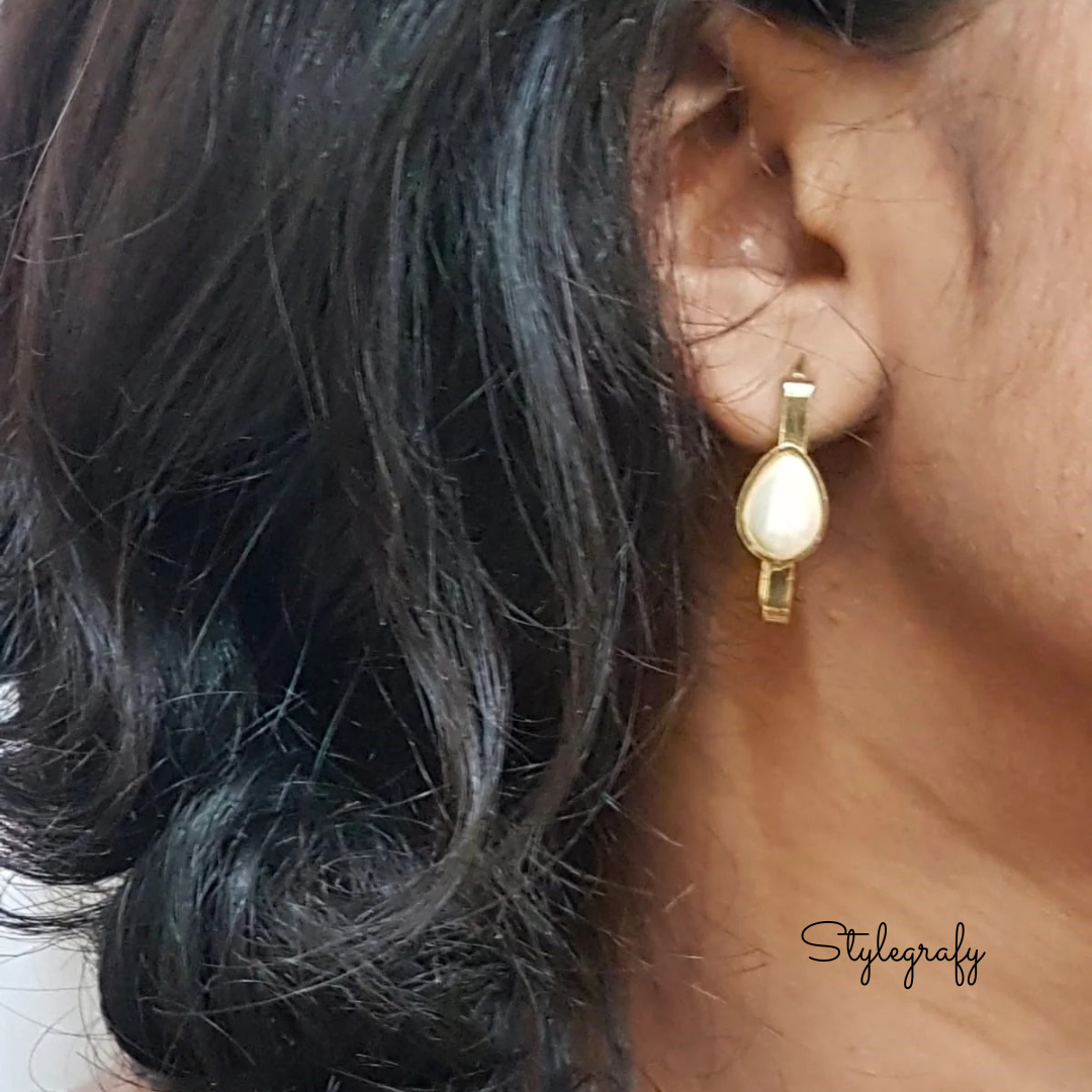 Oblong Dew Drop Earrings