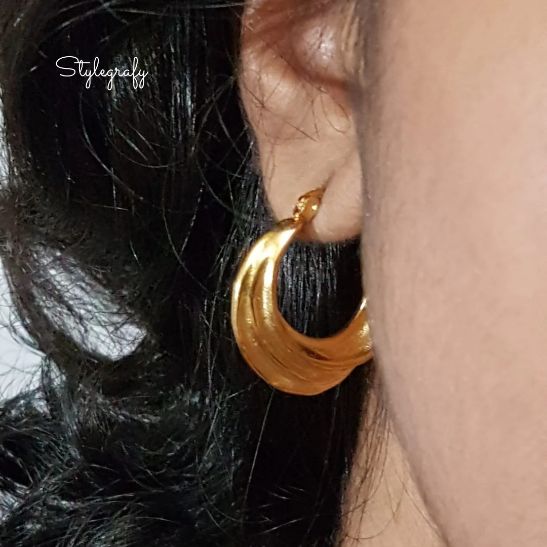 Smooth Circle Hoop Earrings