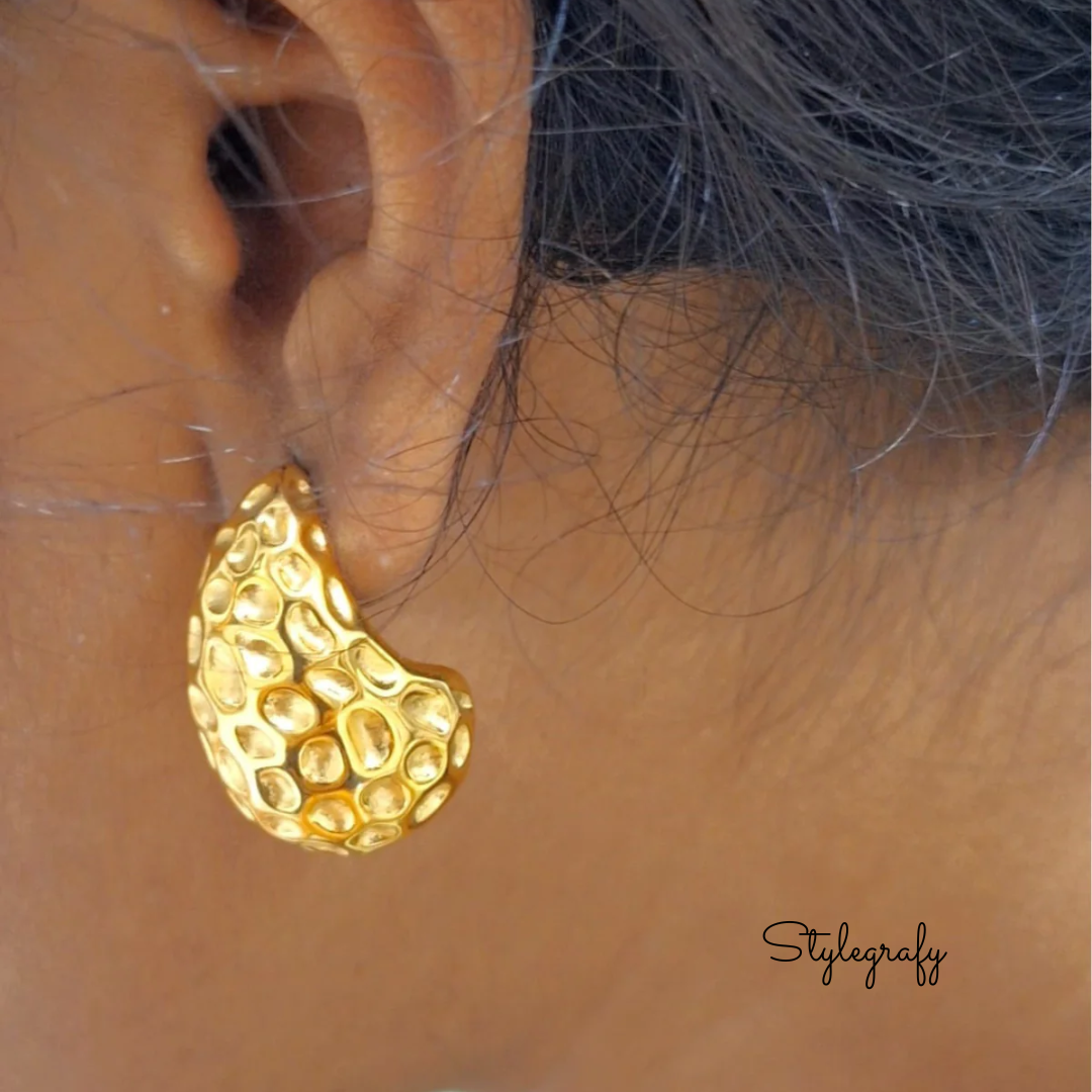 Hammered Teardrops