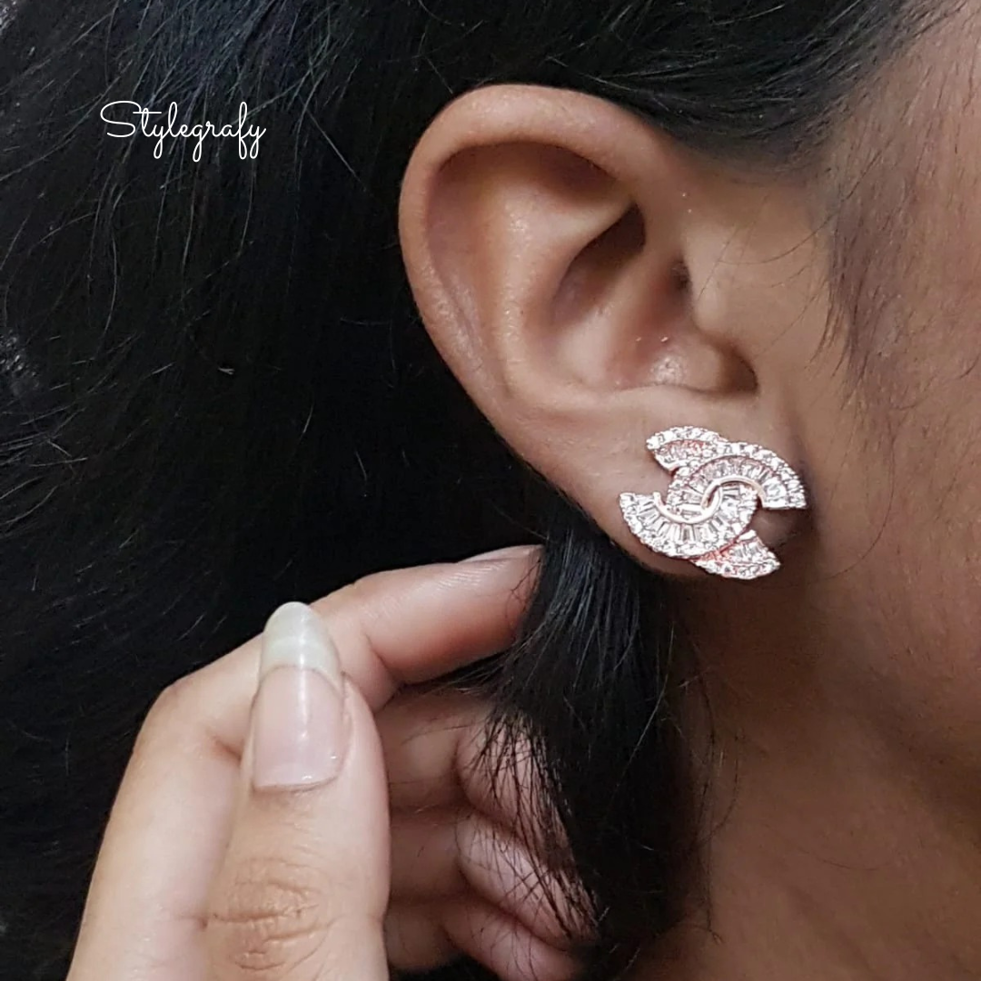 U and Me Statement Studs