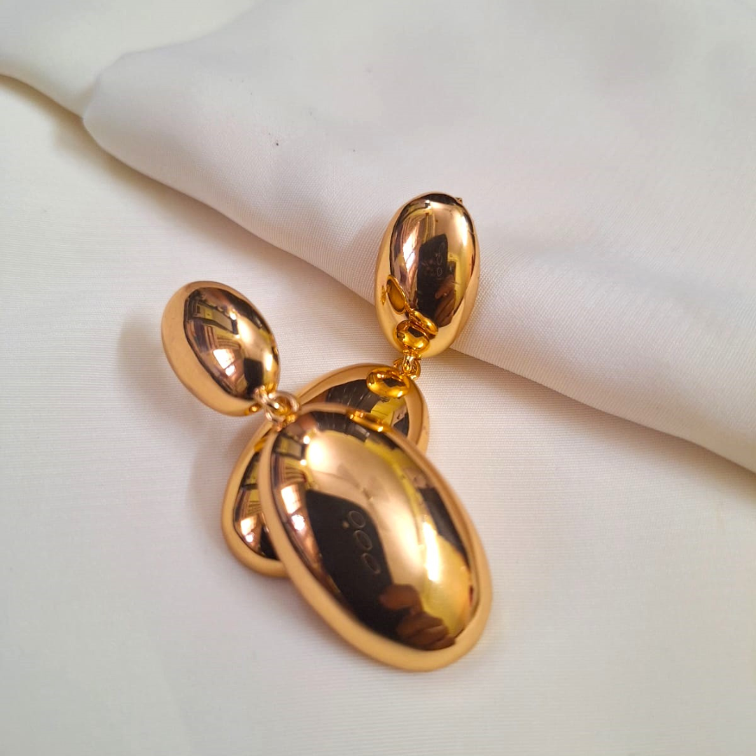 Happy Soul Oval Earrings