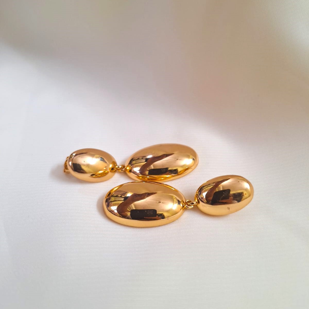 Happy Soul Oval Earrings