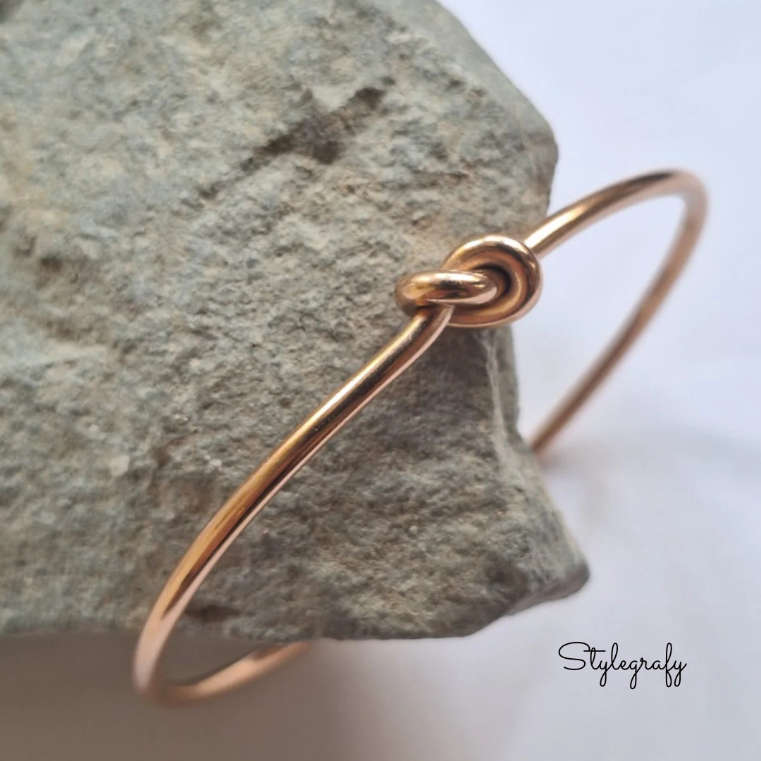 Rosegold knot Bracelet