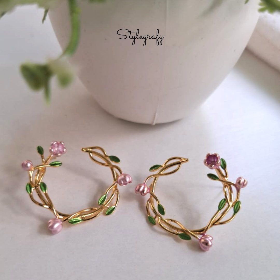 Morning Glory Vine Hoops