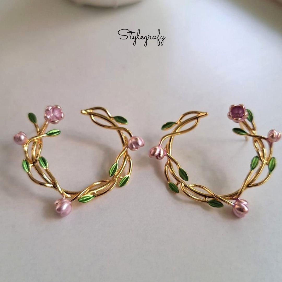 Morning Glory Vine Hoops