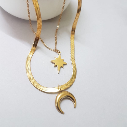 Galaxy Layer Snake Chain