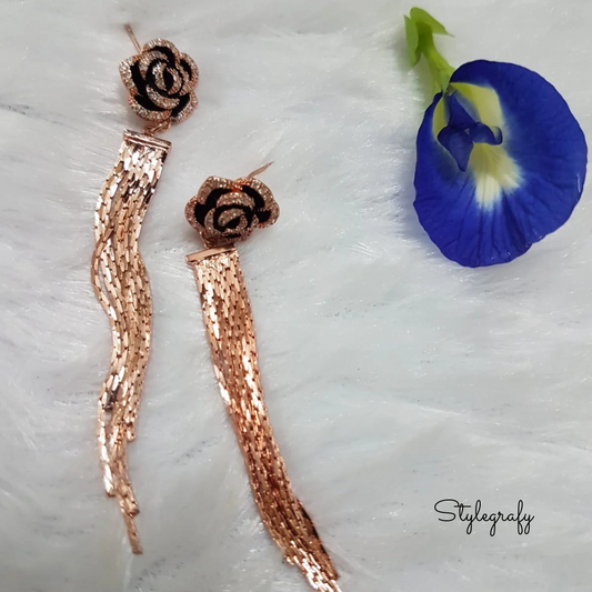 Black Rose Tassels