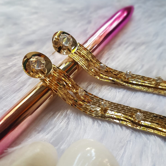 Mine Forever Golden Tassels