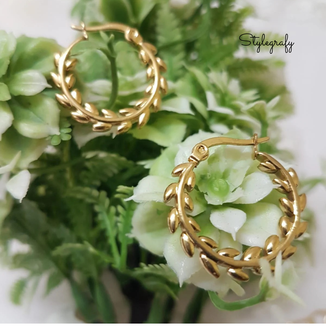 Little Vine Hoop Earrings