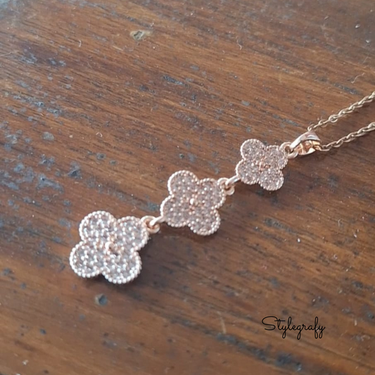 Three Clovers Necklace