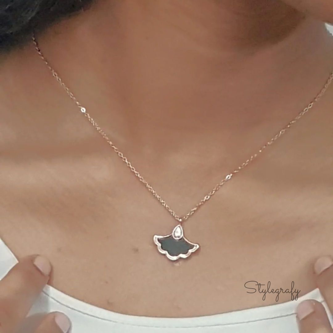 Fan Skirt Necklace