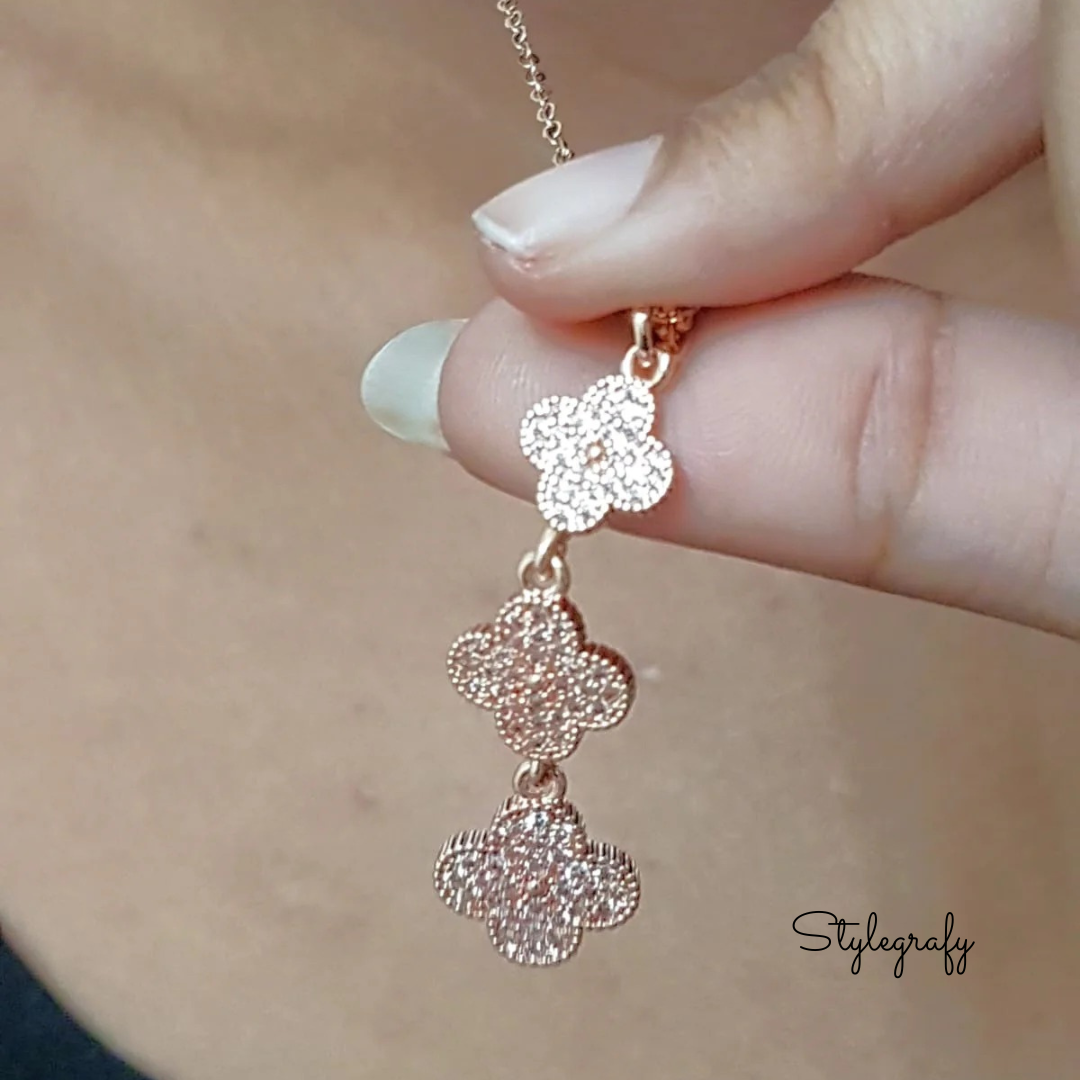 Three Clovers Necklace
