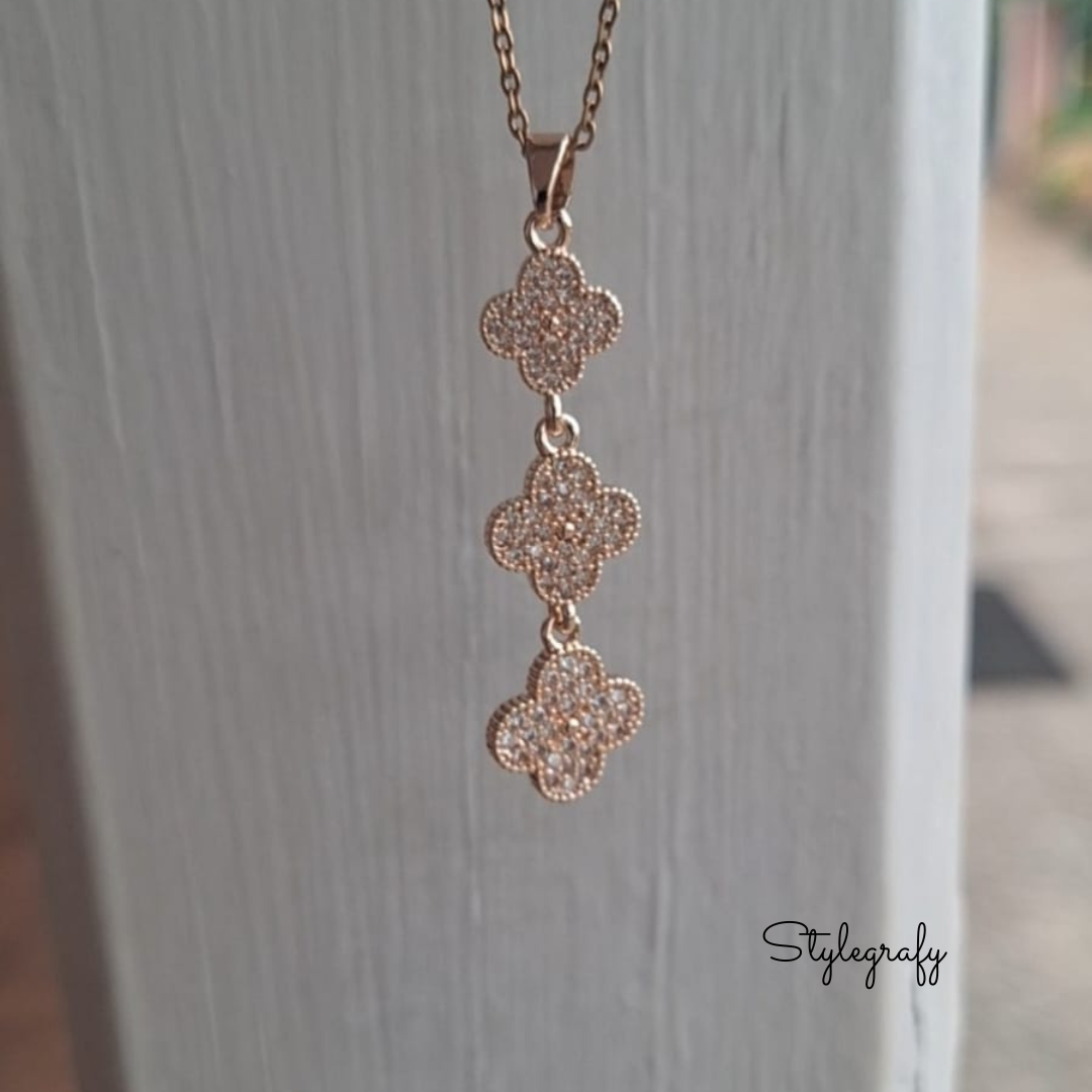 Three Clovers Necklace