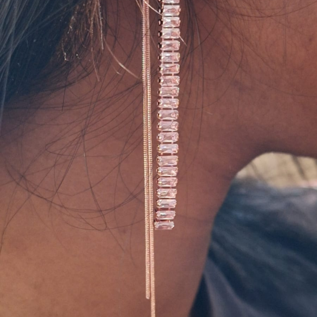 Lucid Stack Chain Earrings