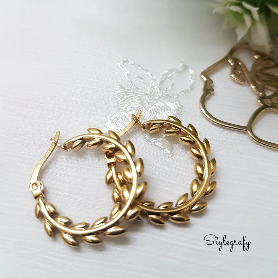Little Vine Hoop Earrings