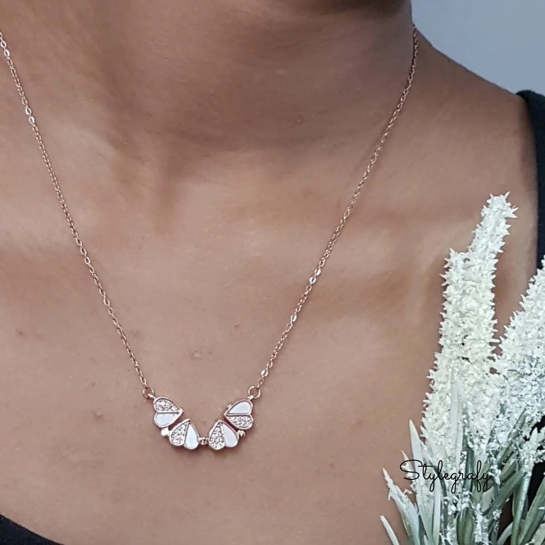 Magic Flower Heart Necklace
