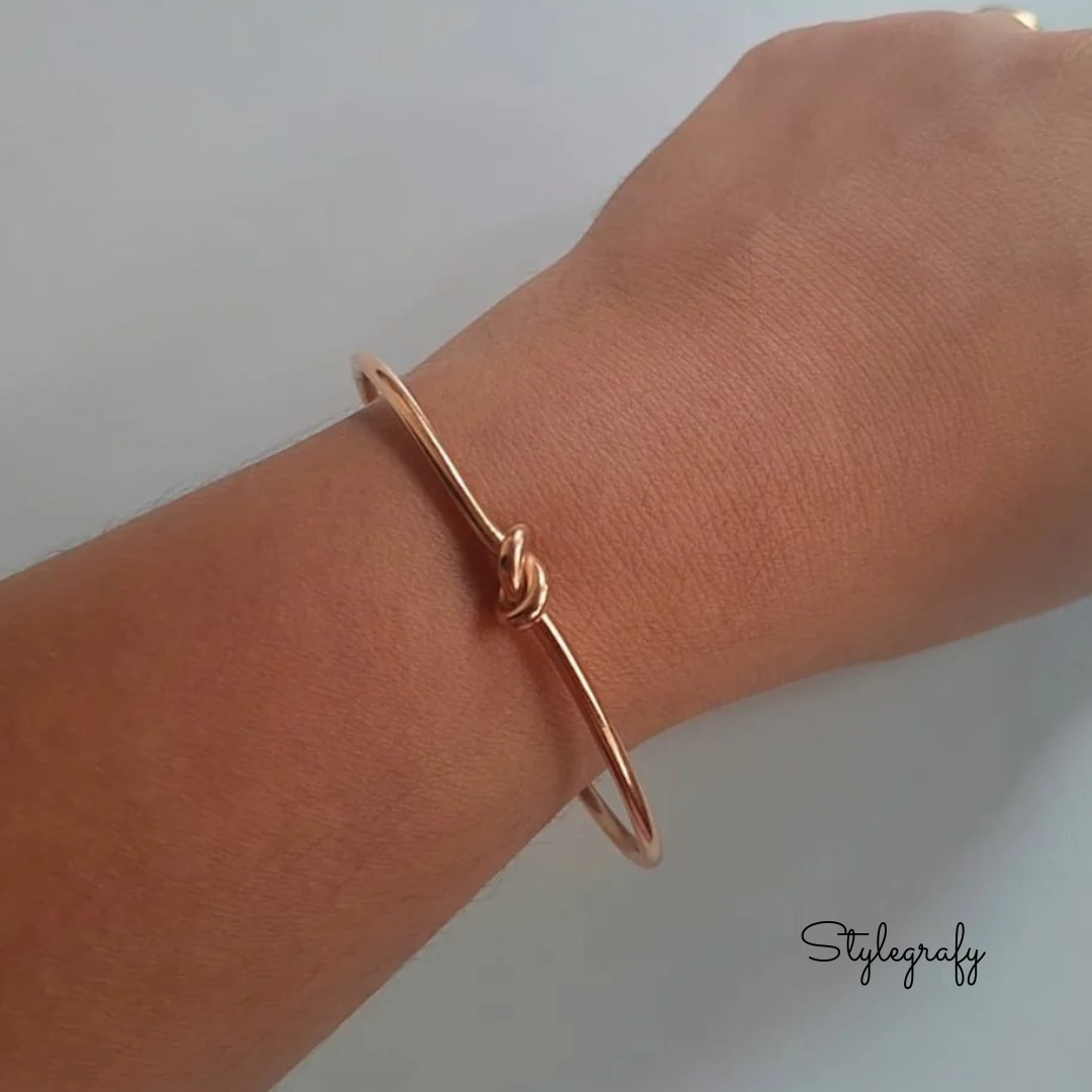 Rosegold knot Bracelet