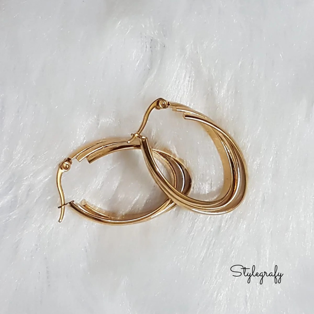 Multistrand Hoop Earrings
