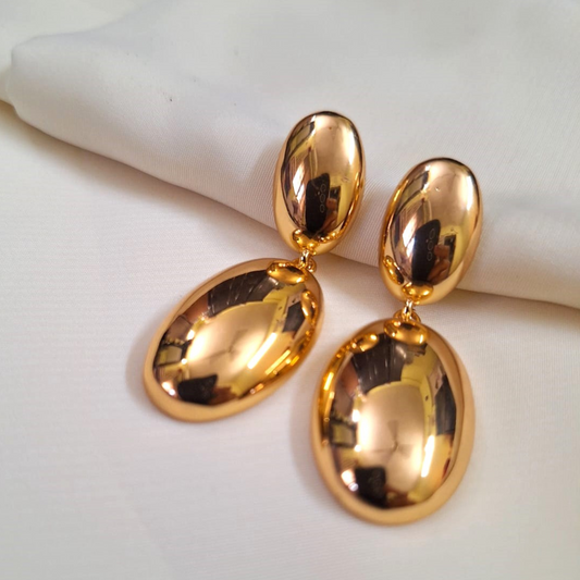 Happy Soul Oval Earrings