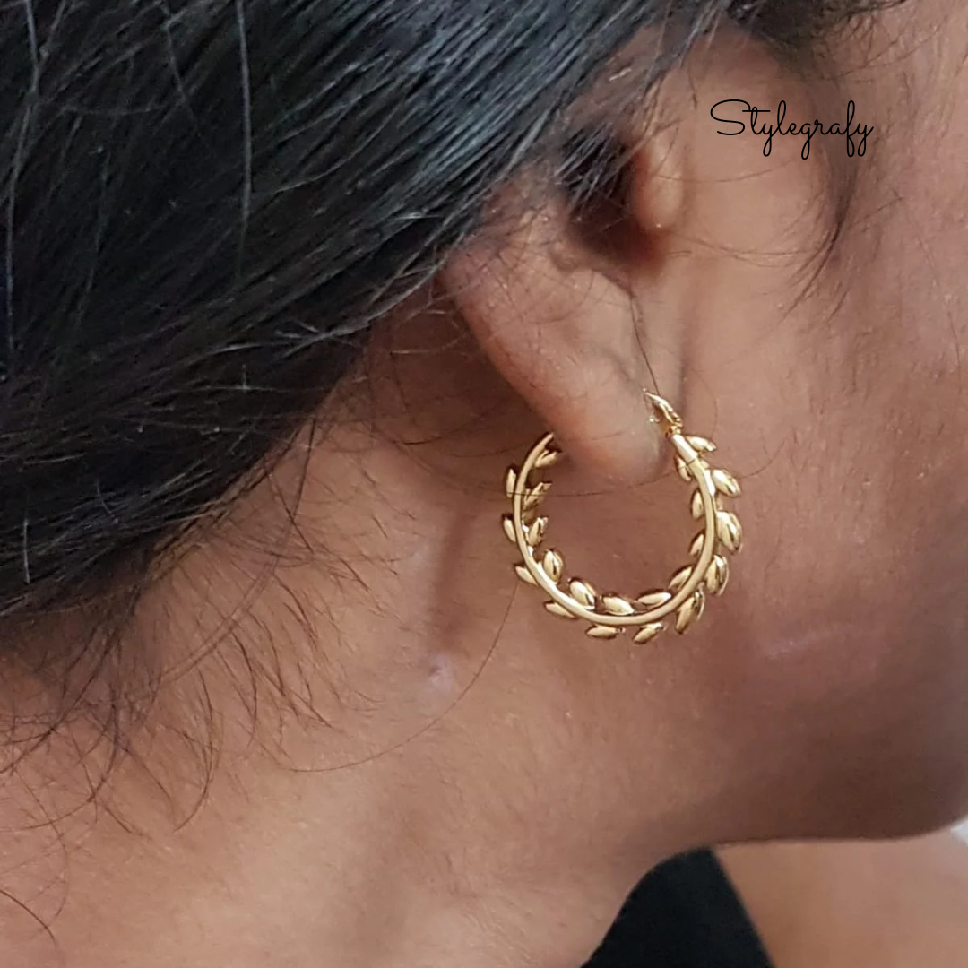 Little Vine Hoop Earrings