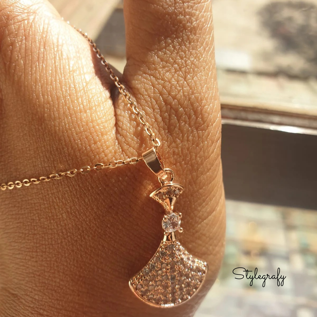 Perfume Bottle Necklace