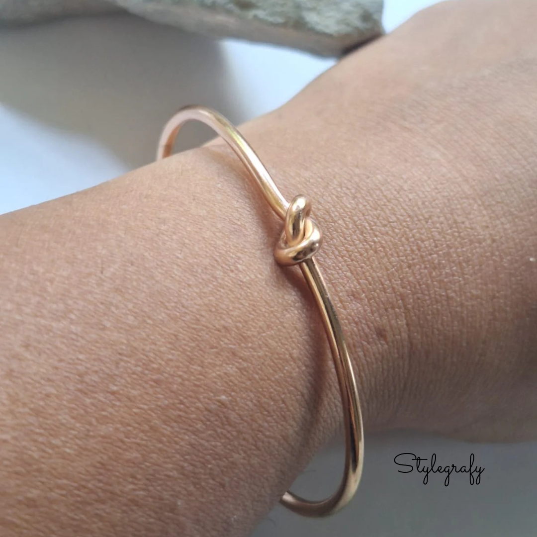 Rosegold knot Bracelet