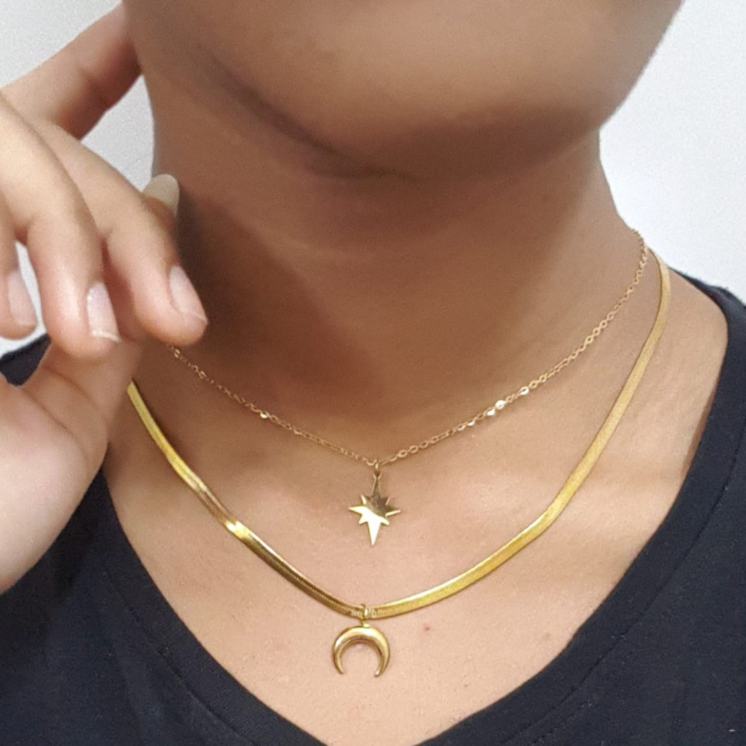 Galaxy Layer Snake Chain