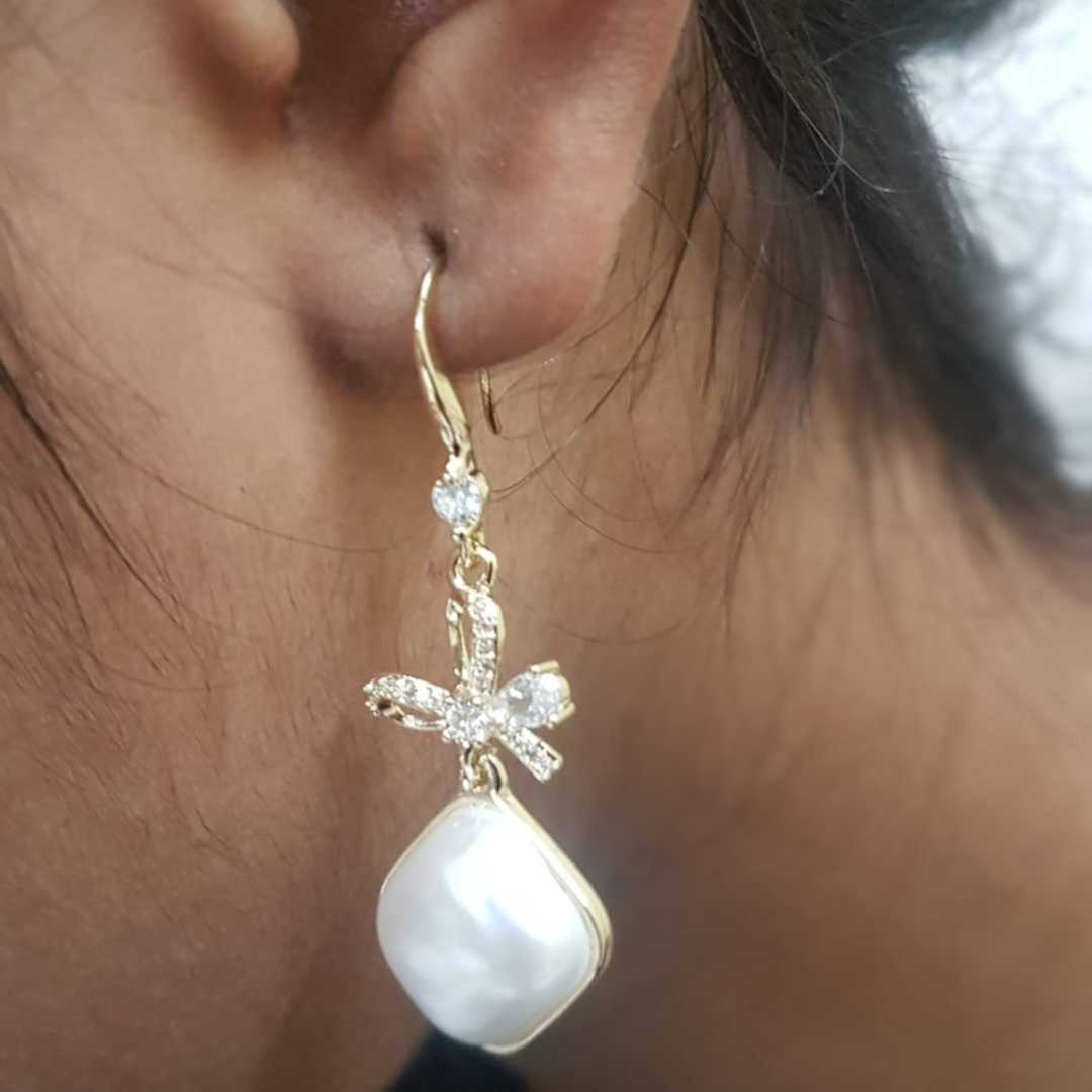 Tie the Knot Drop Earrings