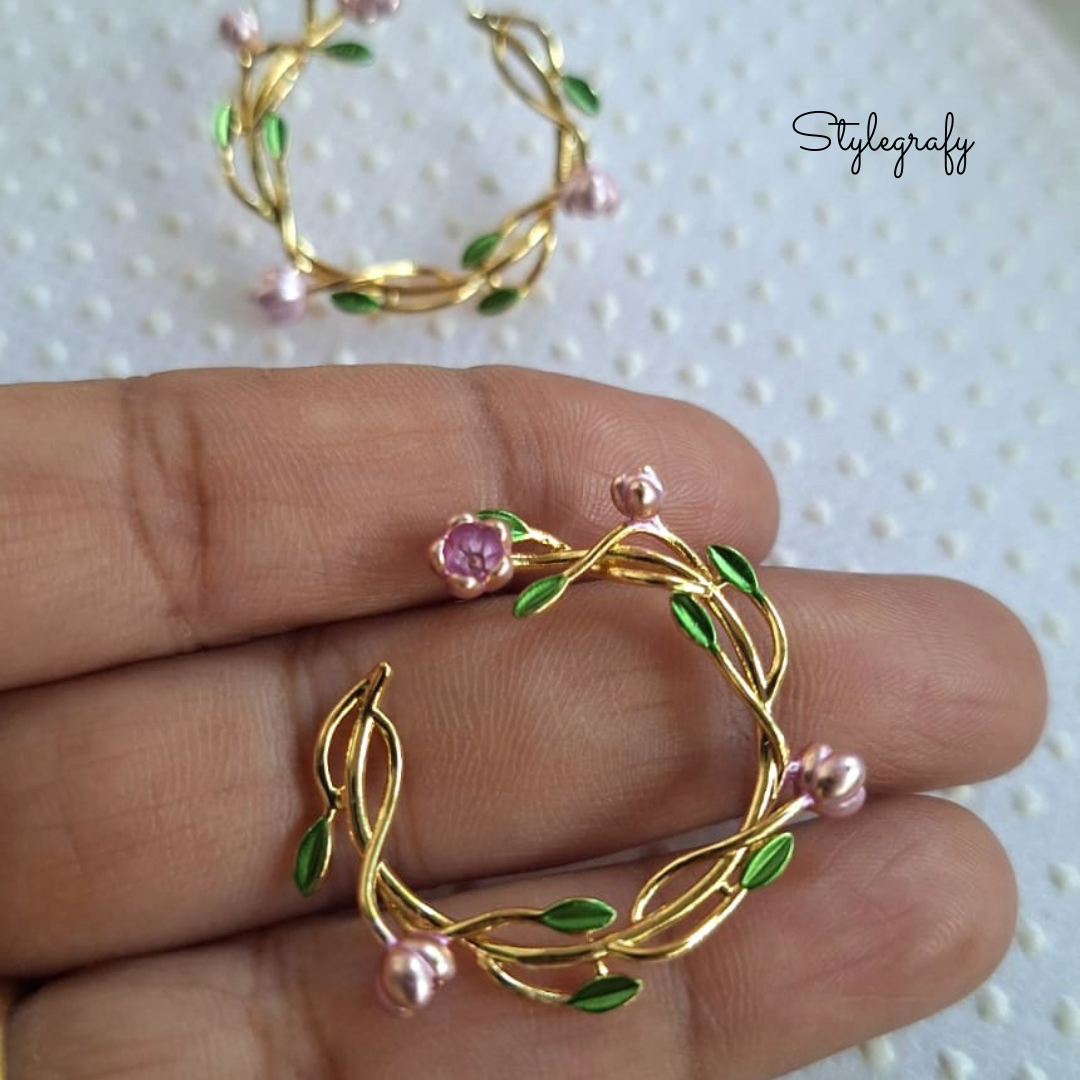 Morning Glory Vine Hoops