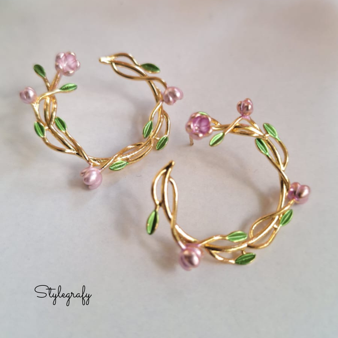 Morning Glory Vine Hoops